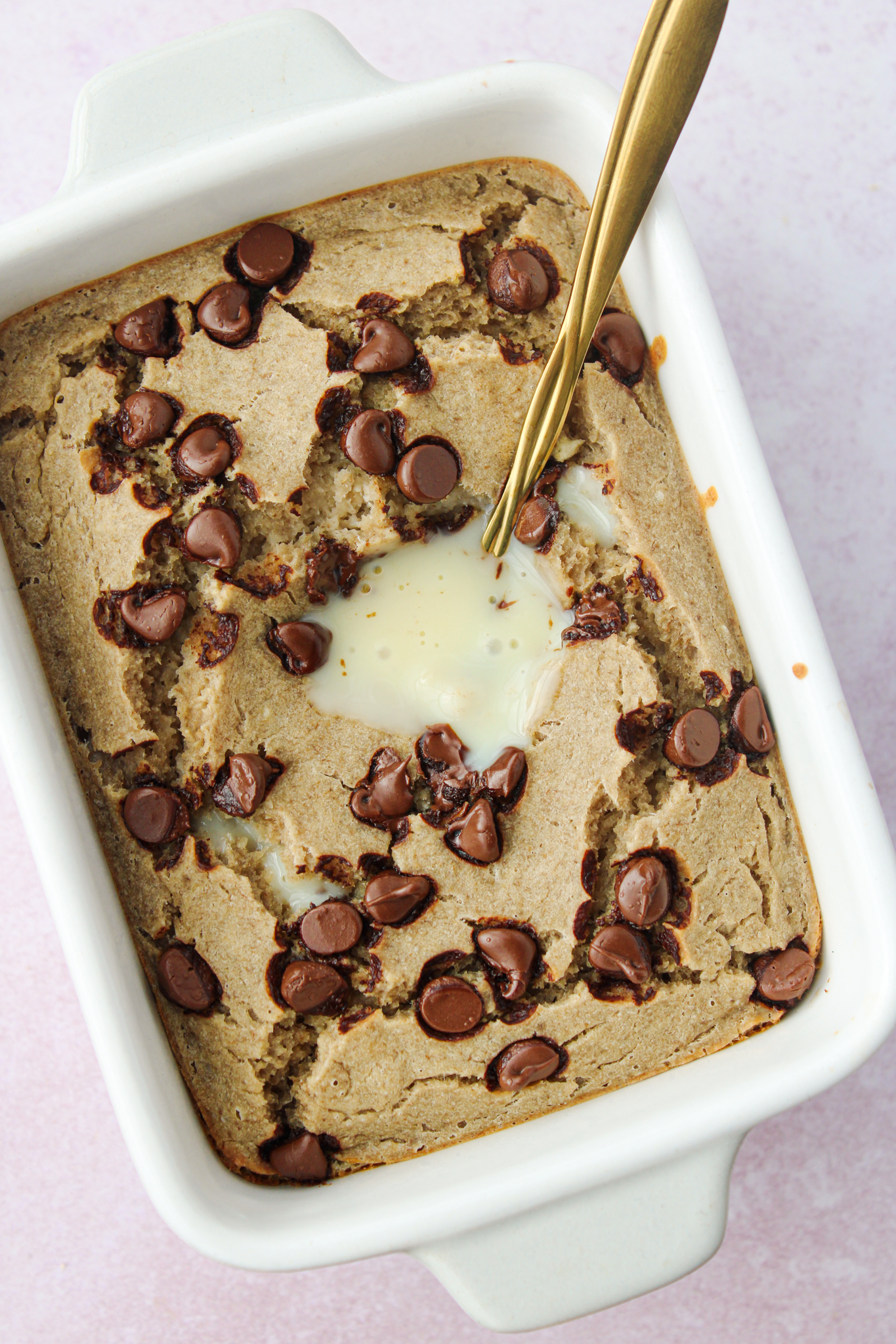 geOnde baked oats healthy chocolate chip vanille plantaardig vegan baked oats lekker makkelijk snel