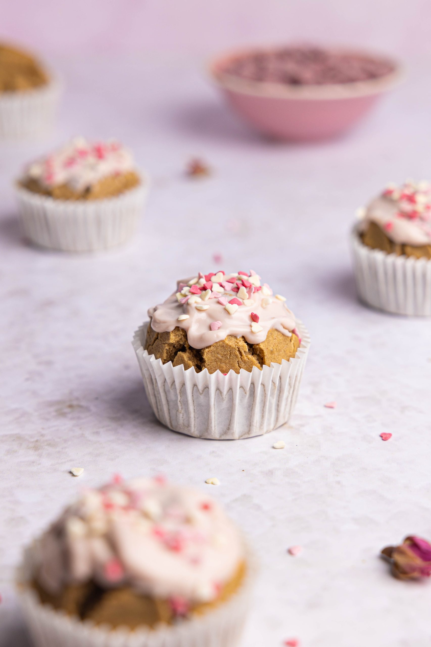 Snelle muffins voor Valentijn