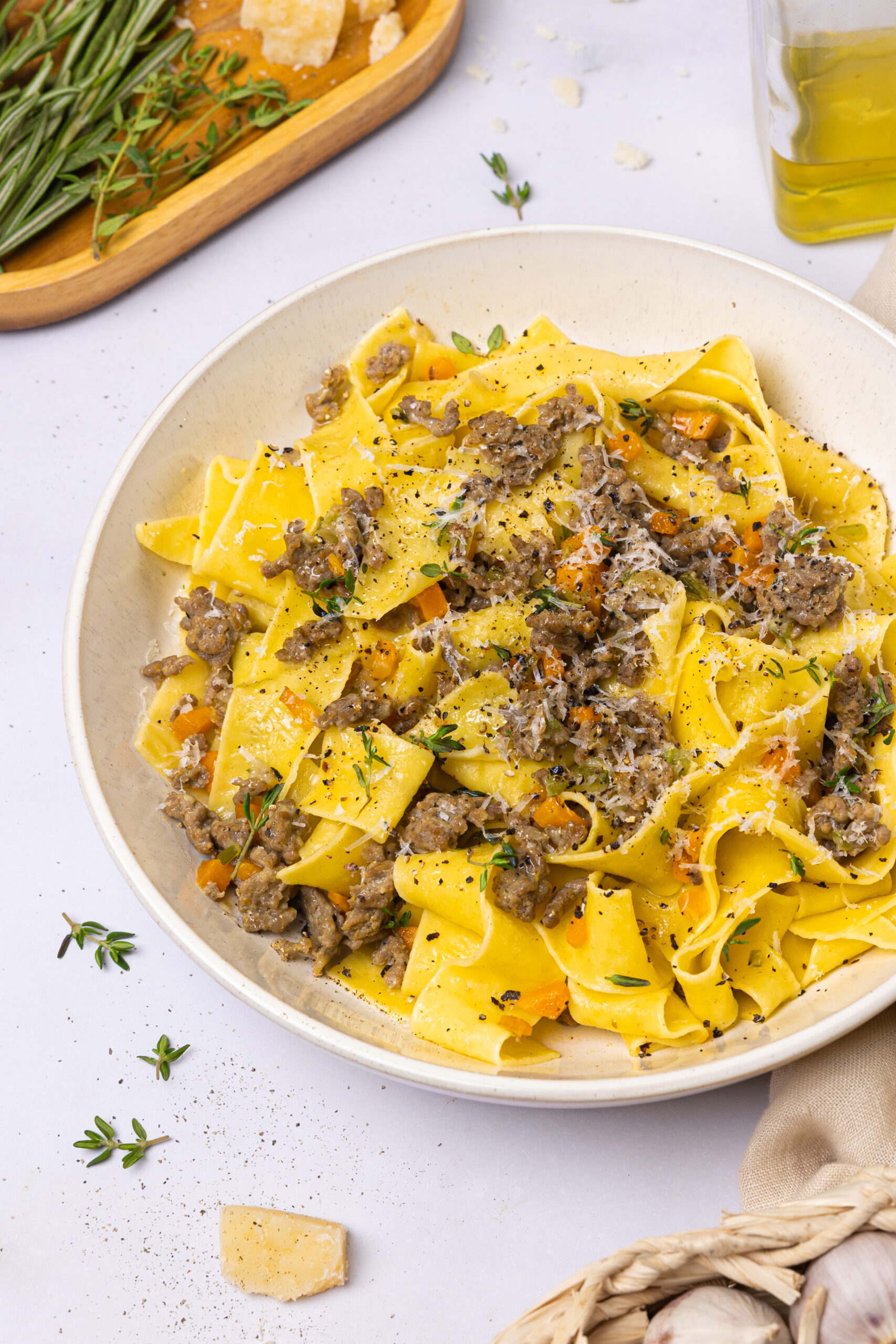 Pasta Bolognese Bianco