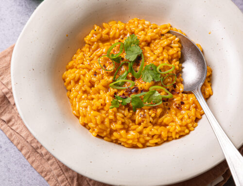 Gochujang risotto