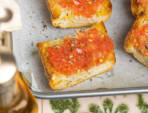 Pan con tomate