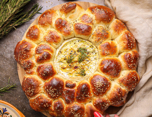 Camembert uit de oven met brioche