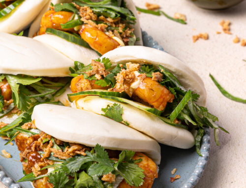 Bao buns met garnalen